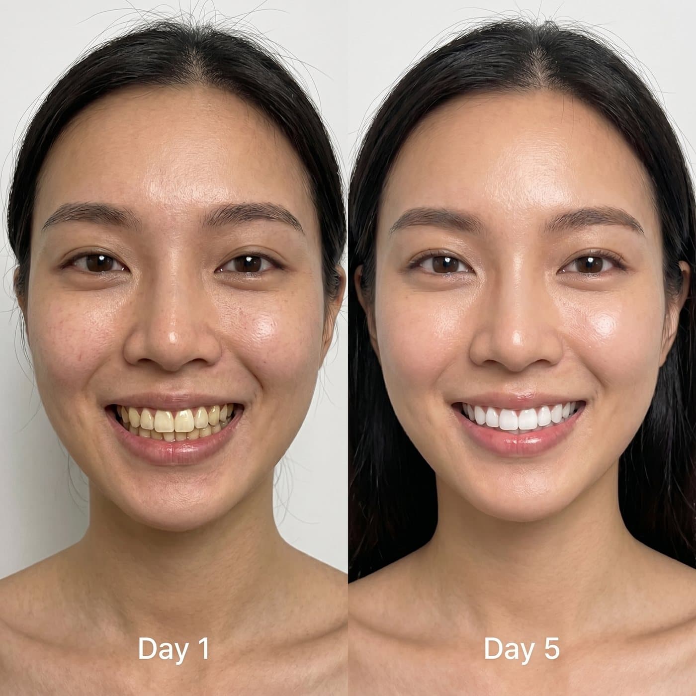 Customer result, Day 1 → Day 5